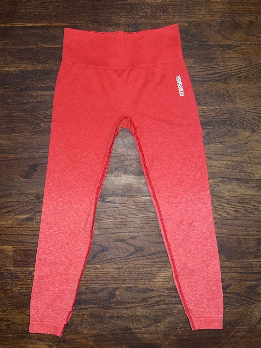 Gymshark Red Seamless High-Waist Leggings